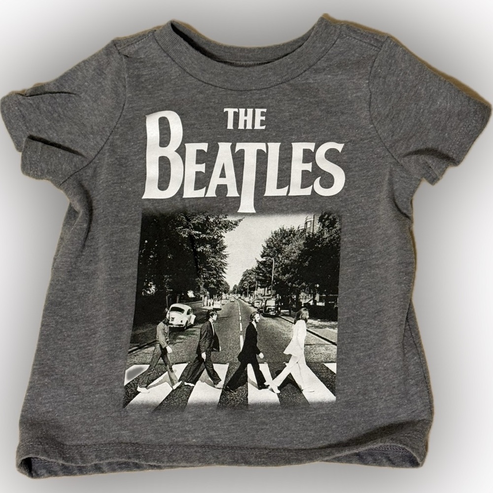 Baby’s Gray Beatles Graphic T-Shirt, 12 months, EUC